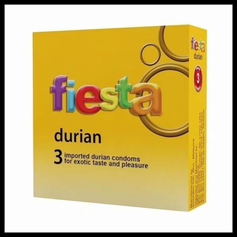 Kondom Fiesta Durian 3pcs