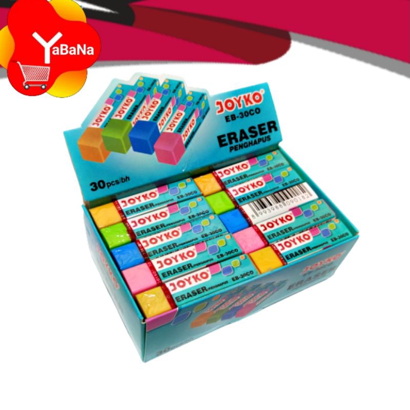 

D3W! Penghapus Pensil Erase Joyko ER-30 isi 30pcs