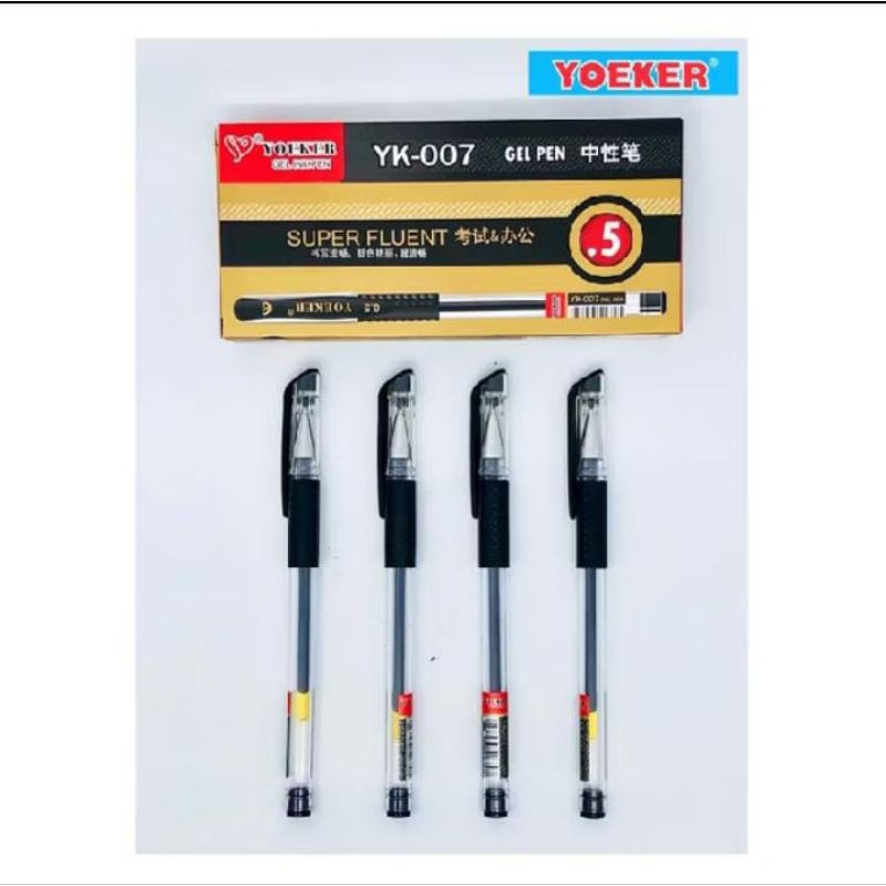 

Pulpen GEL YOUKER YK - 007 0.5 mm | Pena | ballpoint Gel Yoeker yk - 007 isi 1pcs | Pulpen Gel Murah Yoeker YK - 007 Murah