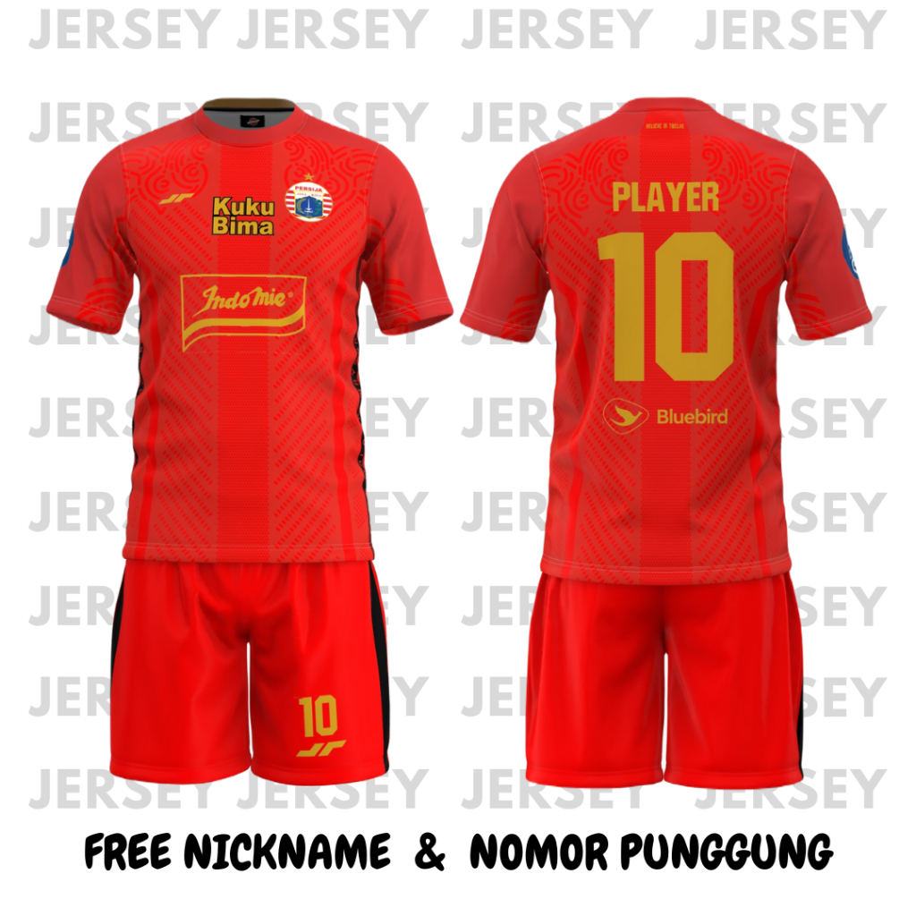 JERSEY PERSIJA HOME 2024 FULL  PRINTING