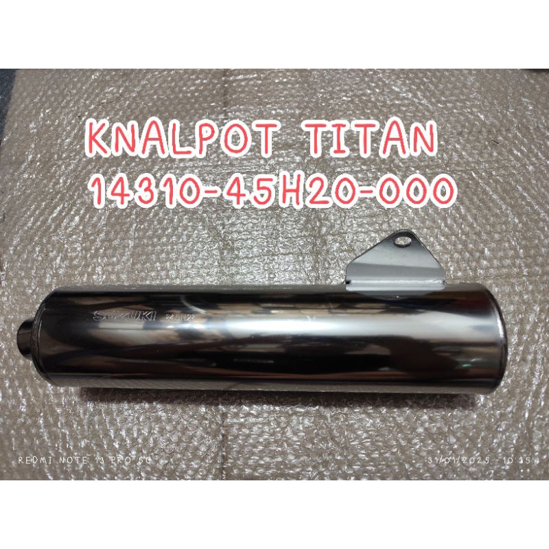 Knalpot Suzuki Smash Titan 14310B45H20000 Original