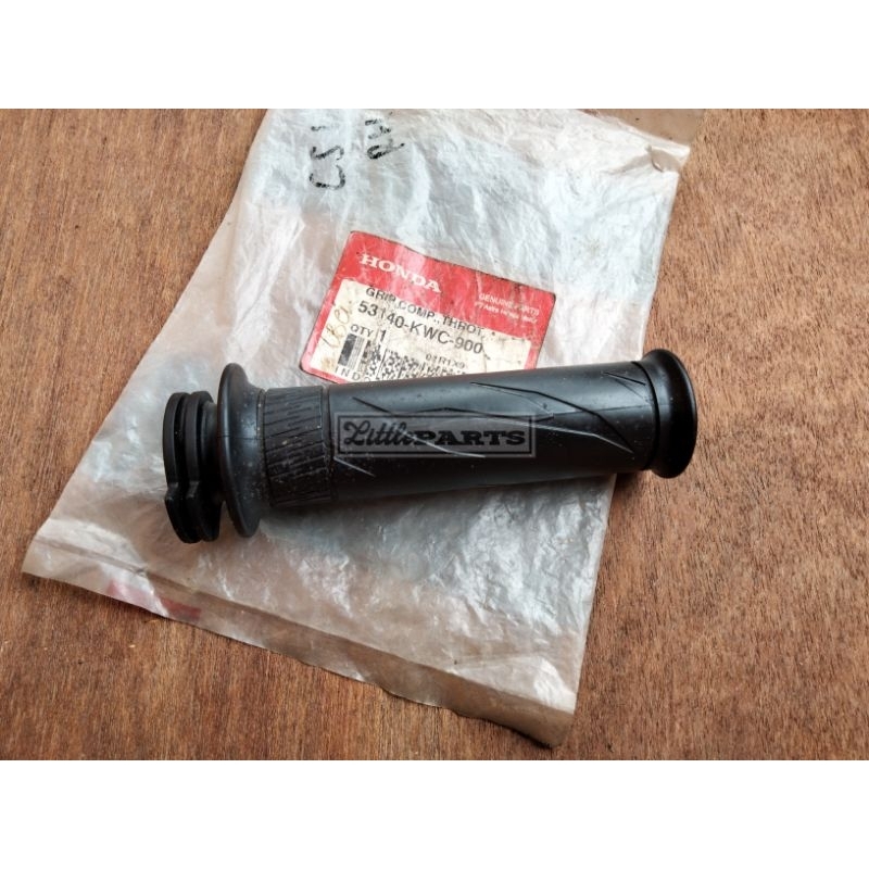 53140 KWC 900 grip comp throt handgrip karet stang honda cs1 ori original ahm
