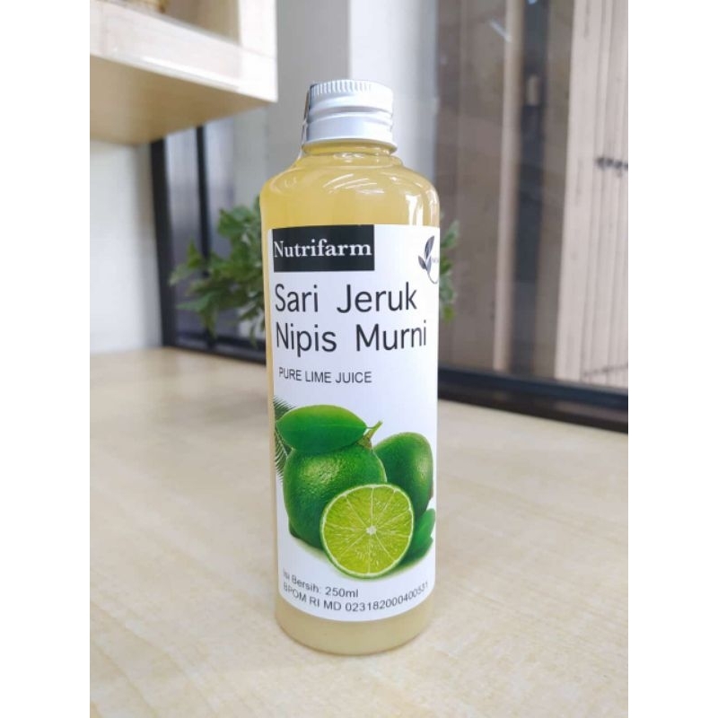

Nutrifarm sari jeruk nipis murni 250ml