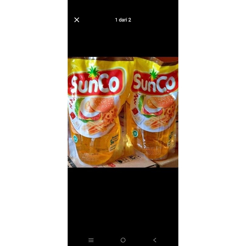 

Minyak goreng Sunco 2L 1crt (6pcs)