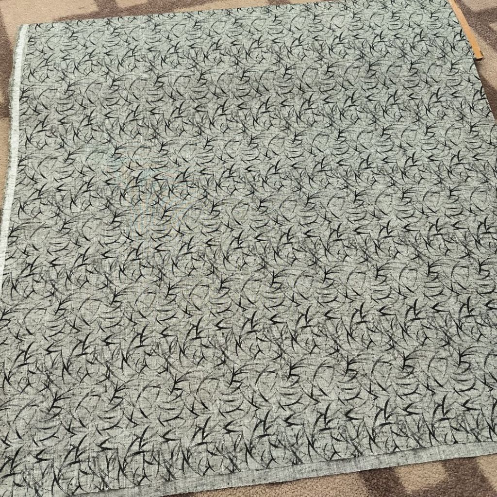 0.5 METER // VEER TEXTILE Bahan Kain Linen Print Premium Motif Abstrak