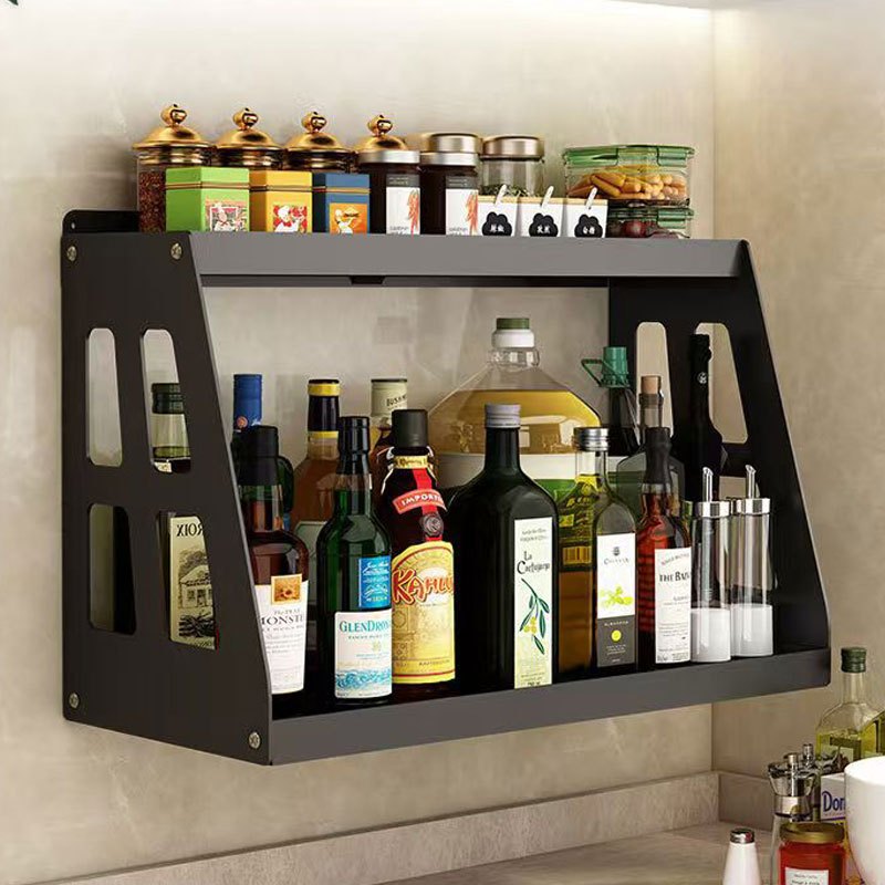 Rak Bumbu Dapur Stainless Steel Rak bumbu Rak dapur stainless Rak Meja Makan Serbaguna