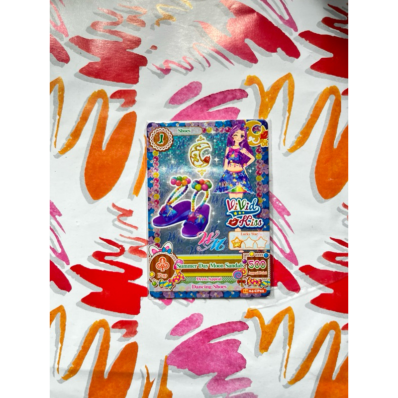 Kartu Aikatsu WM Summer Day Moon Sandals Mizuki