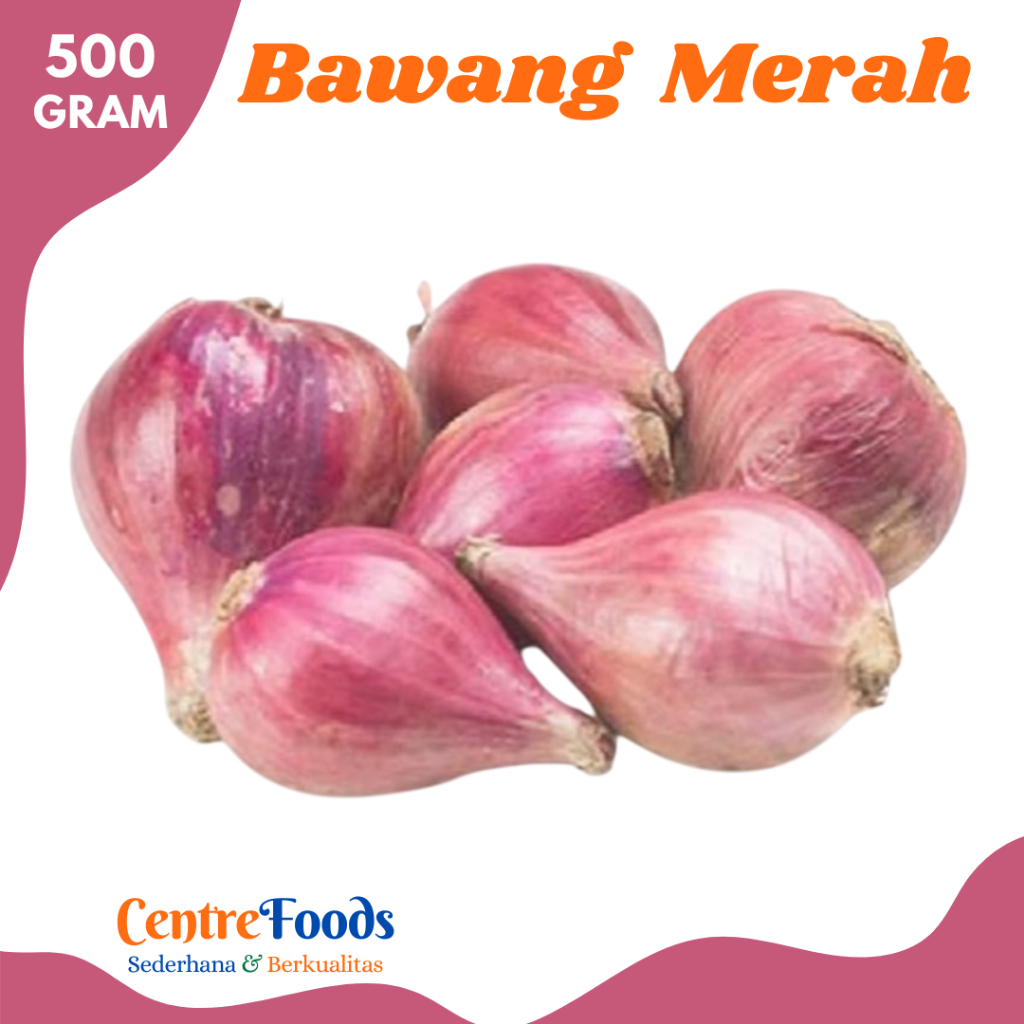 

BAWANG MERAH Kulit - Bawang Merah Kulit Brebes Fresh | 500gr [ Harga Per 0,5 Kg ]