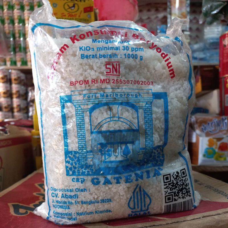 

garam kasar 1kg cap GATENIA