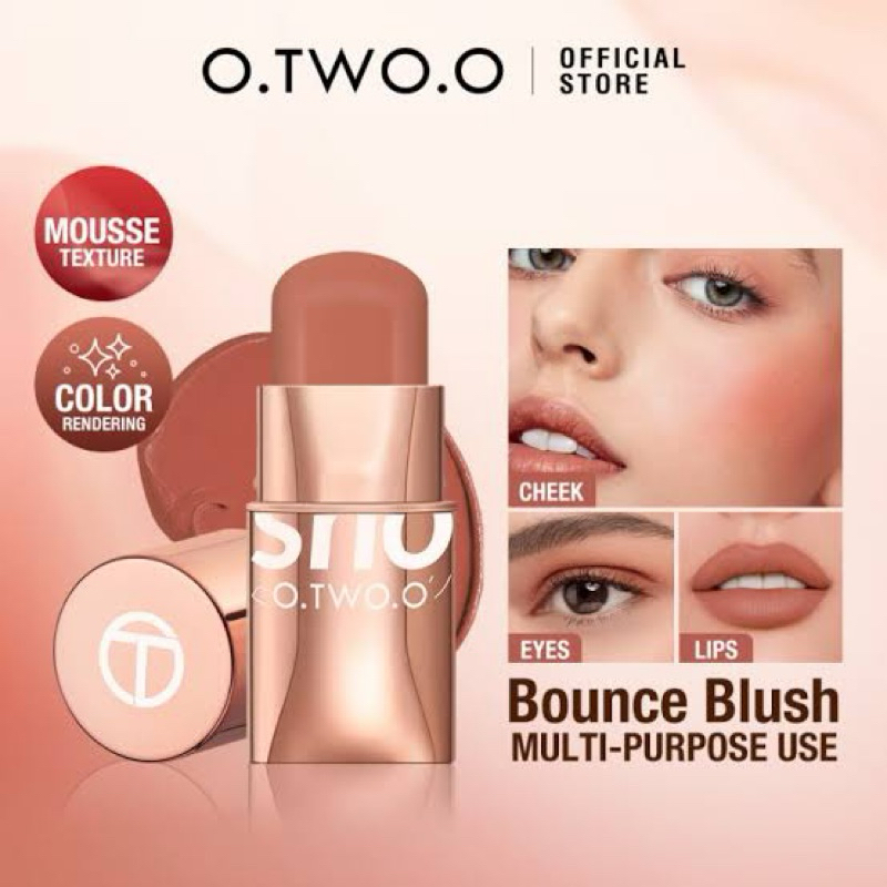 O.TWO.O Bounce Blush Multi-Purpose Use / Blush on O.TWO.O Stick
