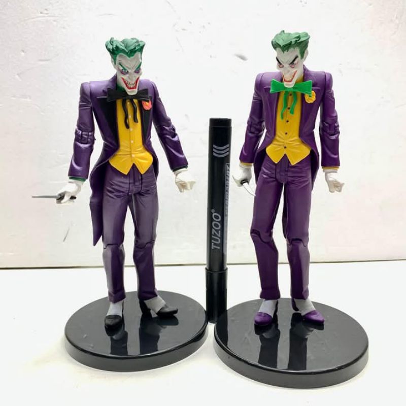 mainan action figure joker batman arkham Tinggi sekitar 7 inch artikulasi recast loose pack Dijual s
