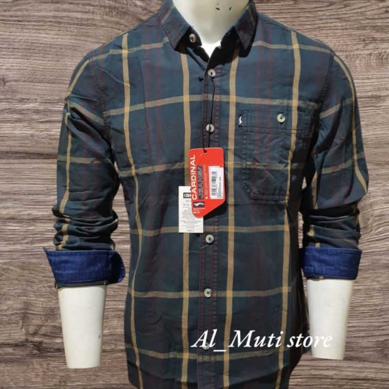 kemeja cardinal lengan panjang