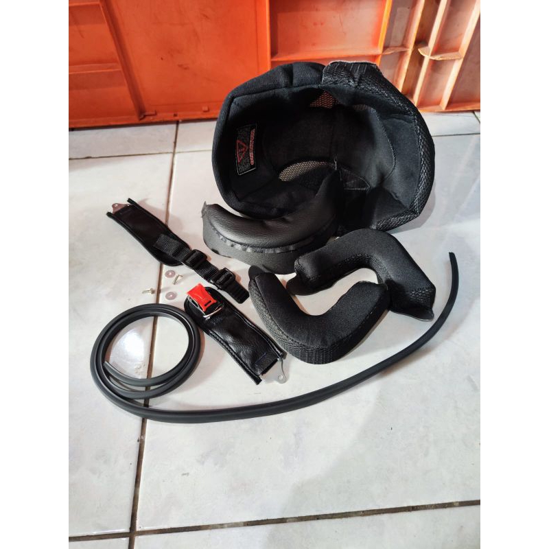 Busa Helm Bogo Retro Universal Busa fullset Helm Classic Retro Universal List Karet helm bogo