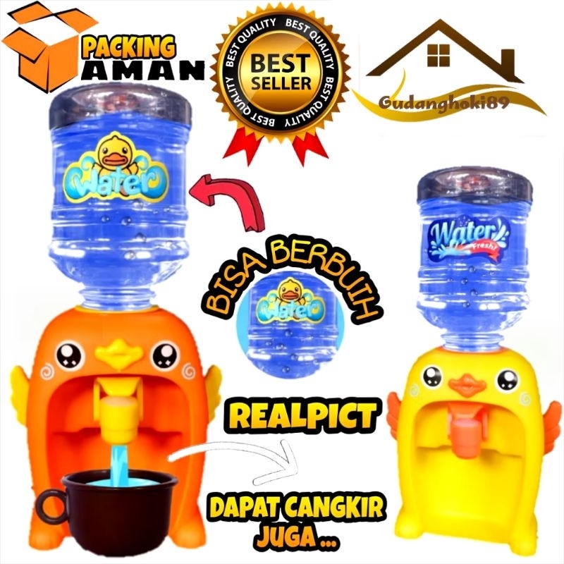 Mainan Anak Dispenser Mini Galon Portable Anak / Mainan Mini Water Dispenser