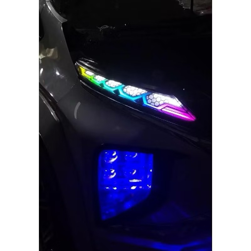 DRL Alis Xpander 2017-2021 Custom Full RGB Matrix Paddlepop Remote Aplikasi