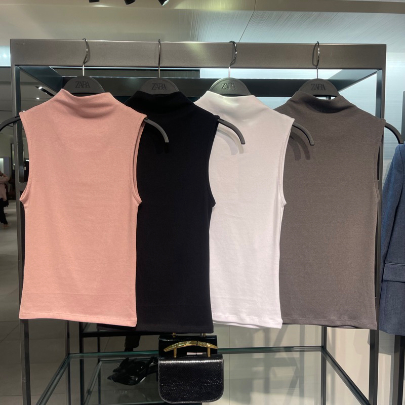 Kaus T-shirt Halter ZARA Women Jastip (jasa titip)