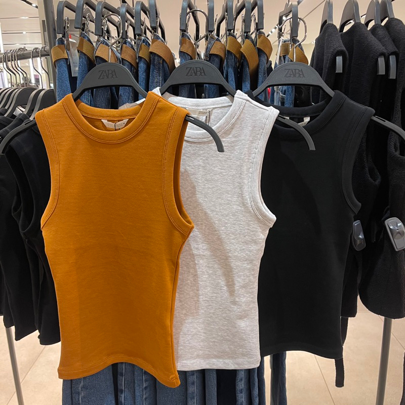 Kaus T-Shirt Tanktop ZARA Women Jastip (jasa titip)