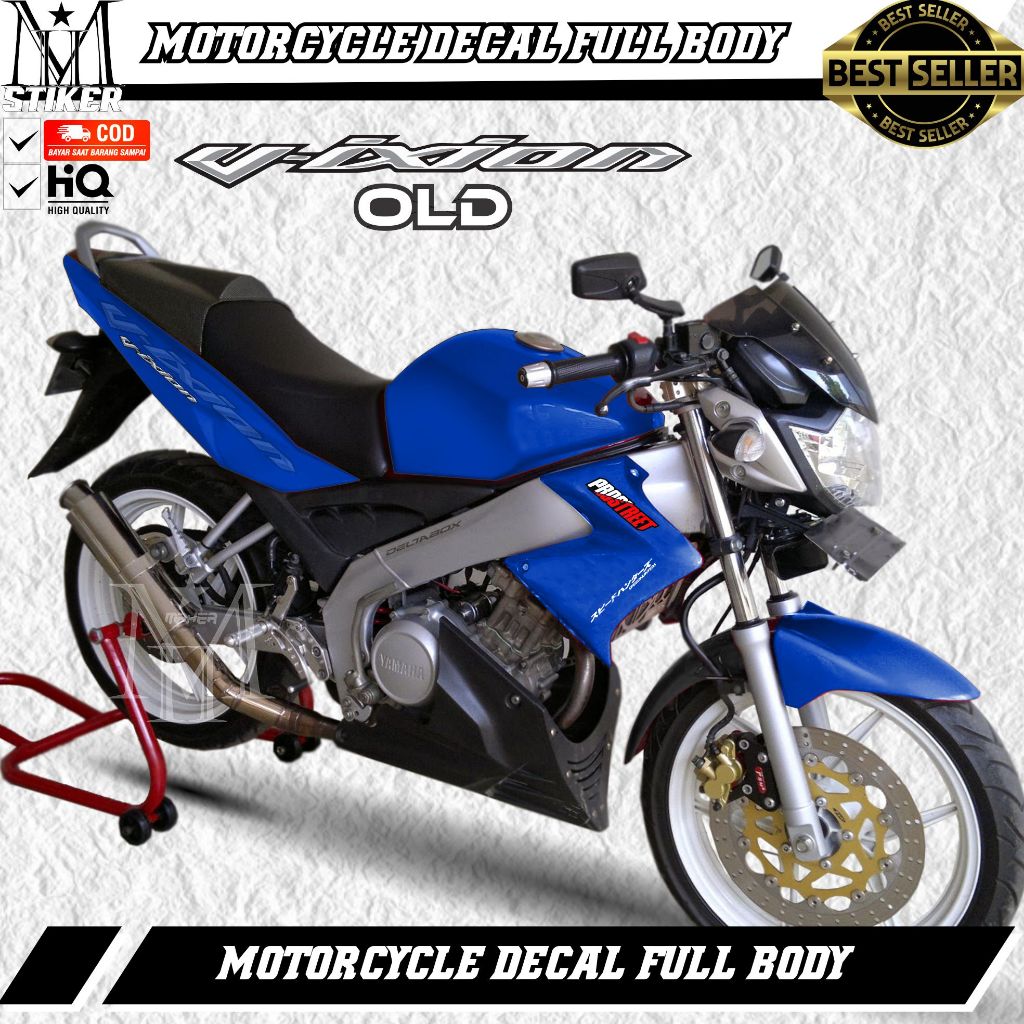 Decal full Body Vixion Old Variasi Polos