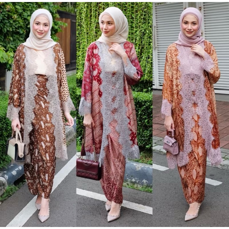 PRELOVED LACE ARUMI OUTER ROK LILIT + INNER SARAH THE LABEL