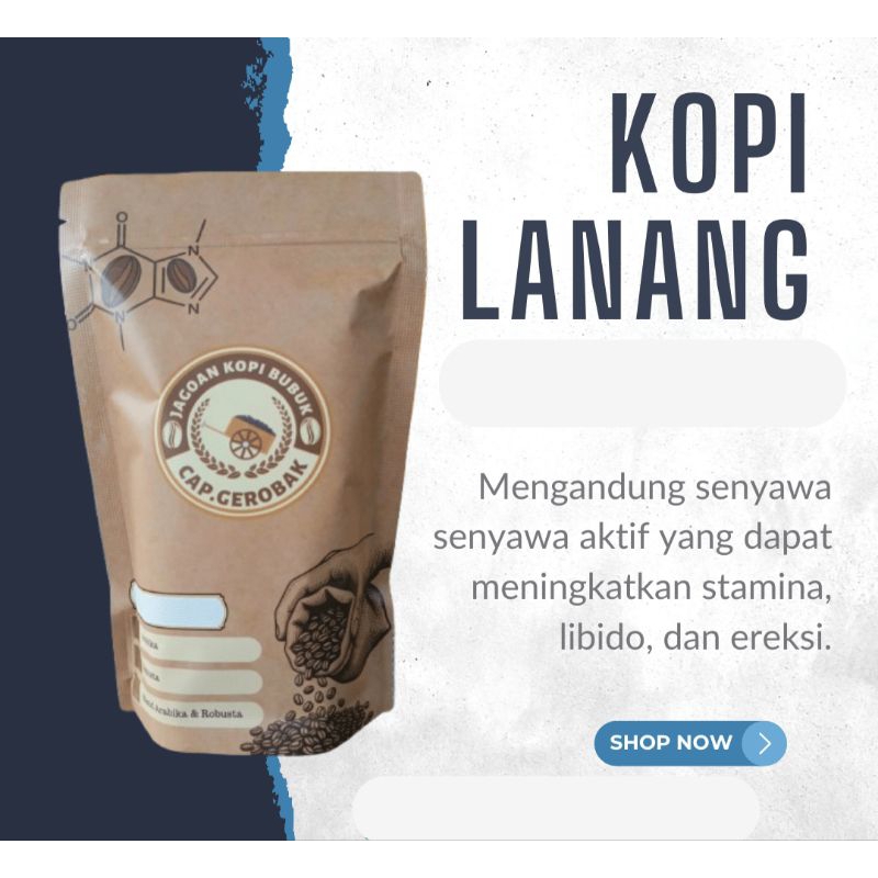 

KS Kopi Lanang vitalitas pria 50 gram