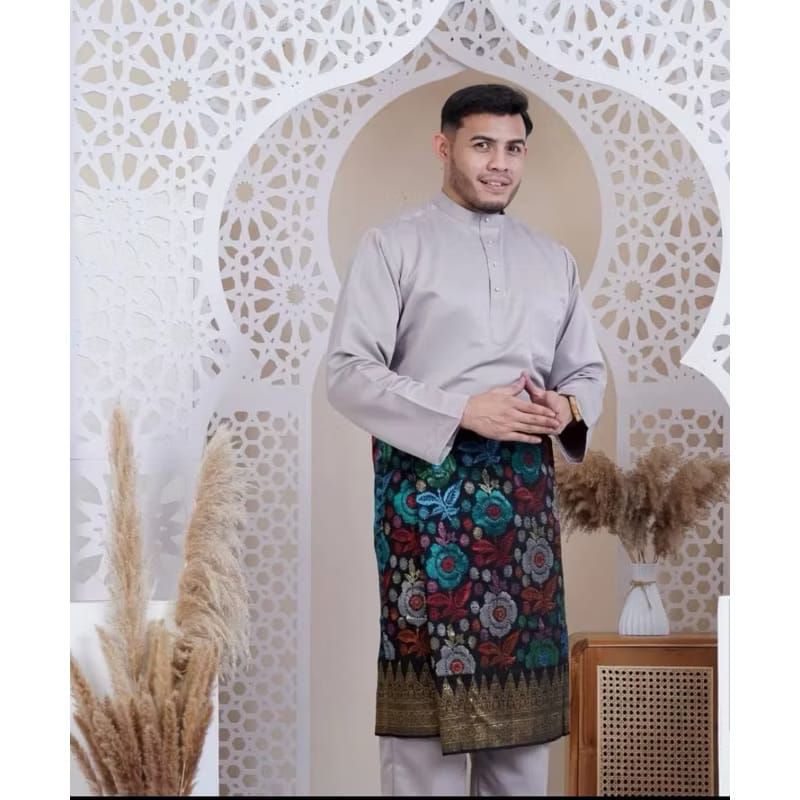 New Baju Teluk Belanga Pria Melayu Set Baju Koko Melayu Teluk Belanga Pria Melayu Baju Melayu Pria