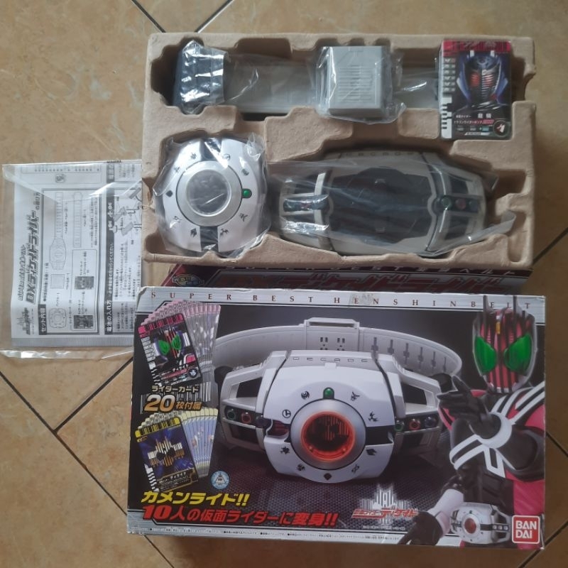 Masked Rider Kamen Rider Decade DX Super Best Henshin Belt Original Bandai Lengkap Fullset Normal Mu