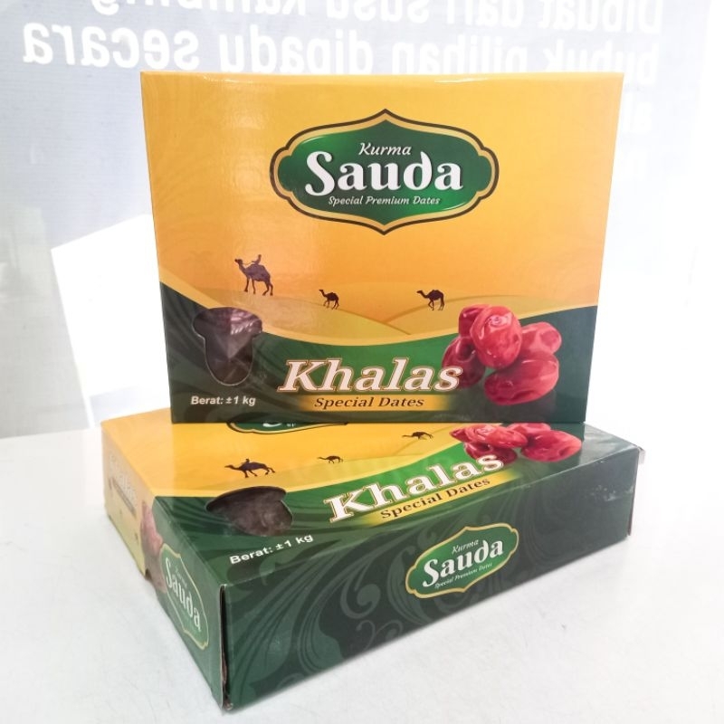 Kurma Khalas / Khalas Sauda 1kg Premium