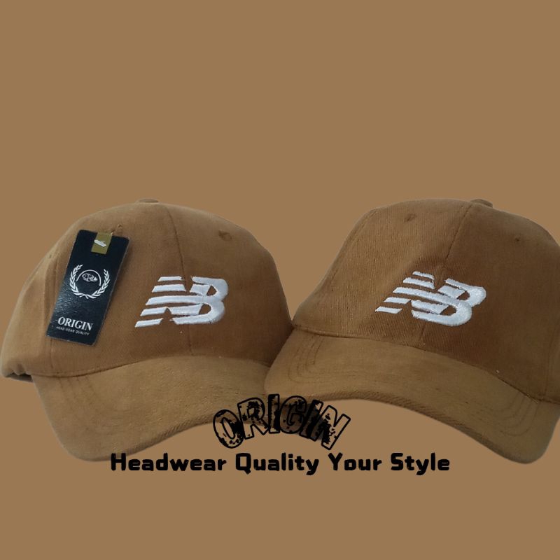 TOPI TRENDY NEW BALANCE CAP/TOPI CASUAL ORIGINAL BAHAN RAFEL DENIM/Cod topi rappel denim NB terbaru 