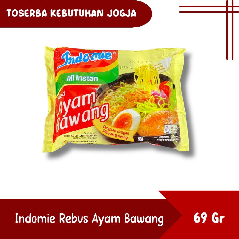 

Indomie Rebus Ayam Bawang 69 Gr