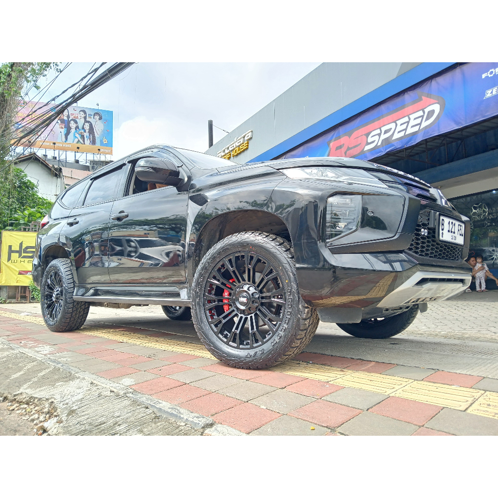 PAKET VELG PLUS BAN ACCELERA A/T 285 50 R20 UNTUK MOBIL PAJERO USE VELG HSR MYTH02 RING 20