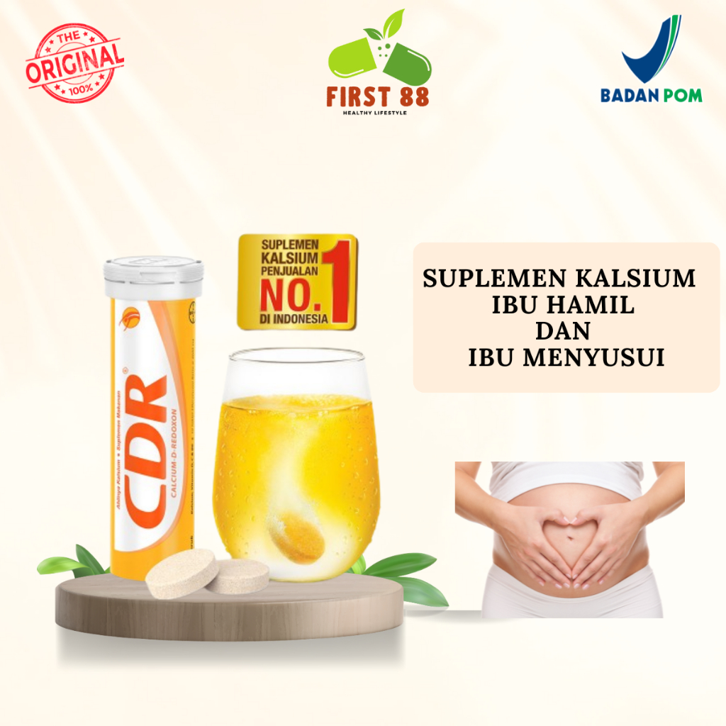 CDR SUPLEMEN KALSIUM IBU HAMIL DAN IBU MENYUSUI ISI 10 TABLET