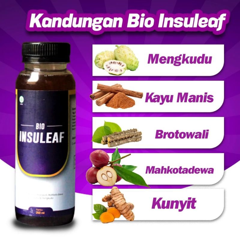 

Bio insuleaf Herbal DIABETES original 1 Botol