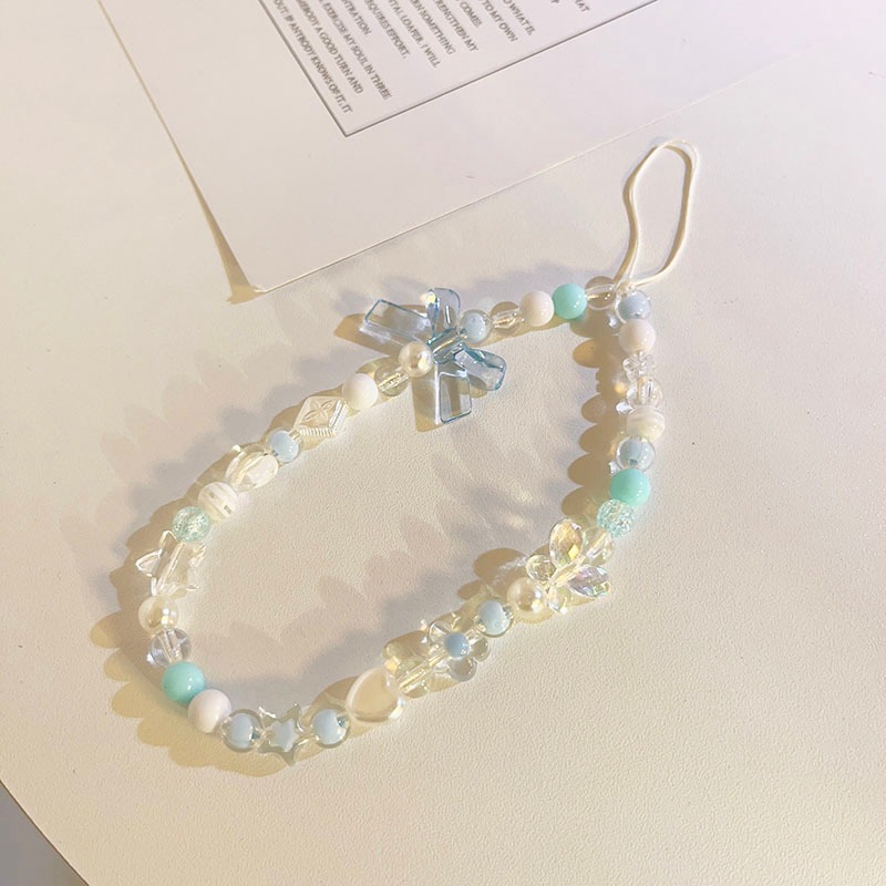 UCase Colorful lanyard HP keychain / heart mobile phone chain / beautiful fashion lanyard / bow star