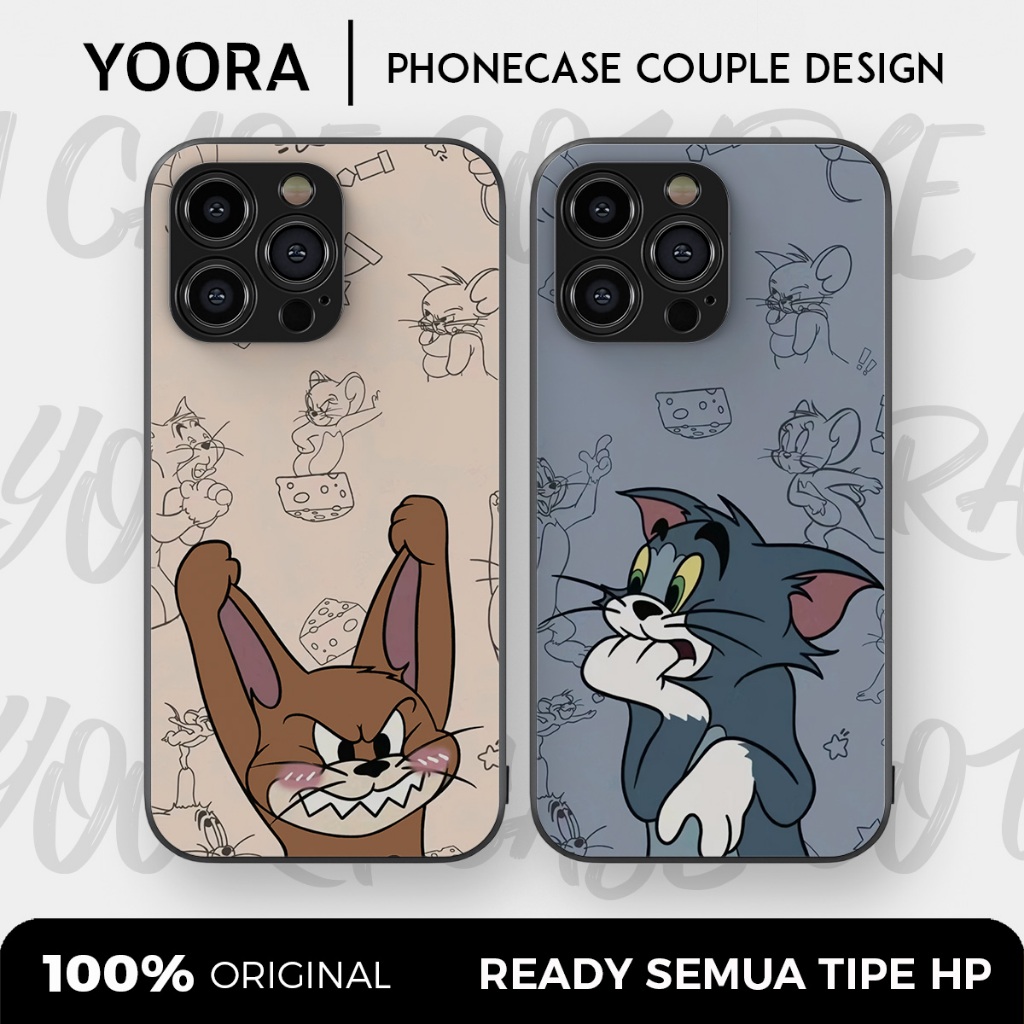 [TJ10] Custom Case Couple Tom and Jerry Premium Bisa Untuk Semua Tipe Hp