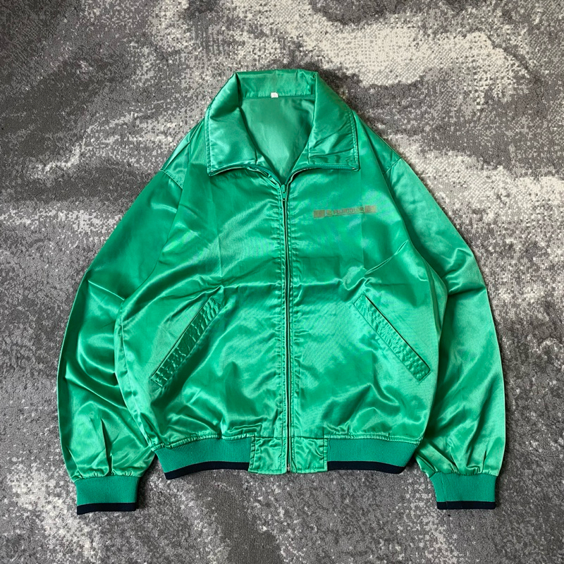 Vintage Fujicolor Zip Varsity Jacket