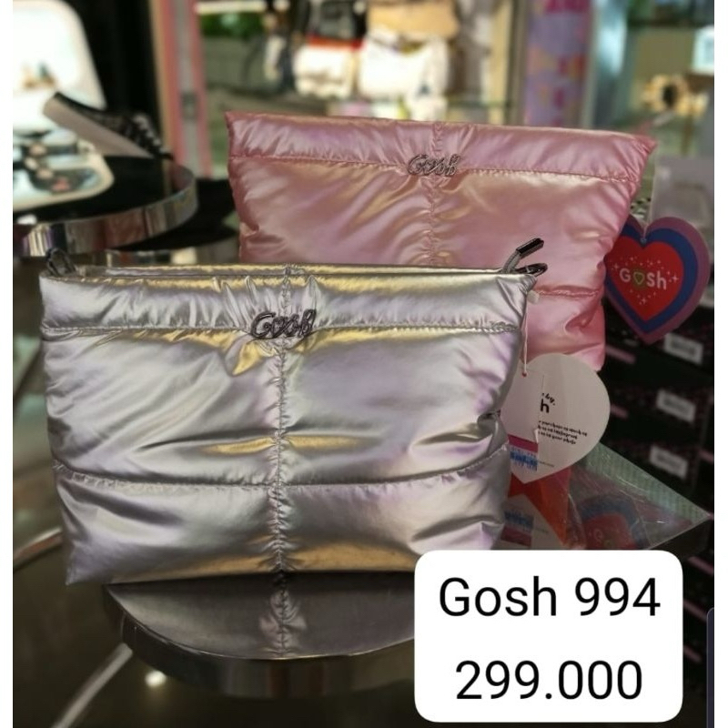 GOSH metallic bag pink