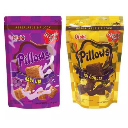 

OISHI PILLOWS COKLAT / UBI 100gr