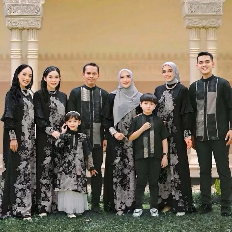 Qatar series vanilla hijab - koko anak size M