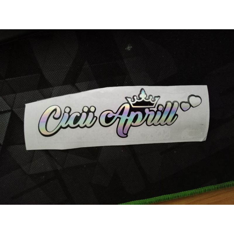 

STIKER NAMA CUSTOM BEBAS 1 KATA