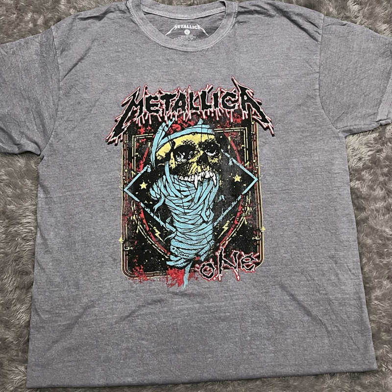 Kaos Vintage Metallica x Pushead