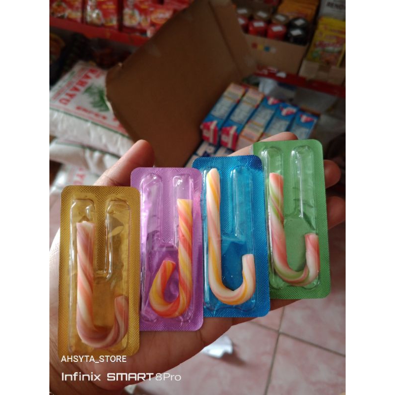 

AHSYTA STORE | PERMEN LOLLIPOP BENTUK TONGKAT MANIS KECIL