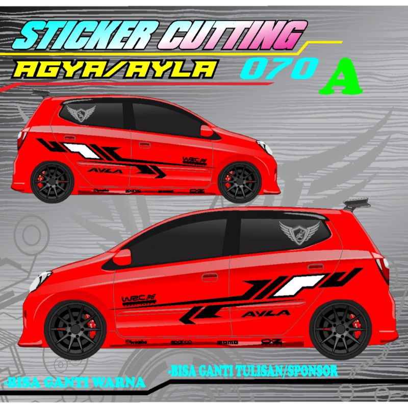 Sticker mobil ayla-agya sticker list terlaris mobil ayla-agya sticker mobil ayla-agya stiker mobil a