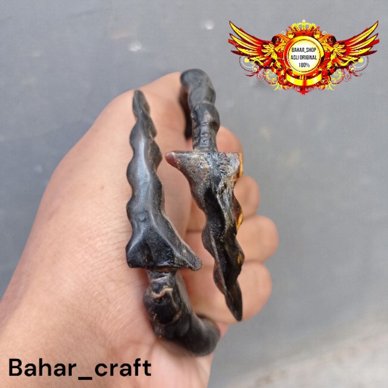 gelang akar bahar hitam asli,ukir keris