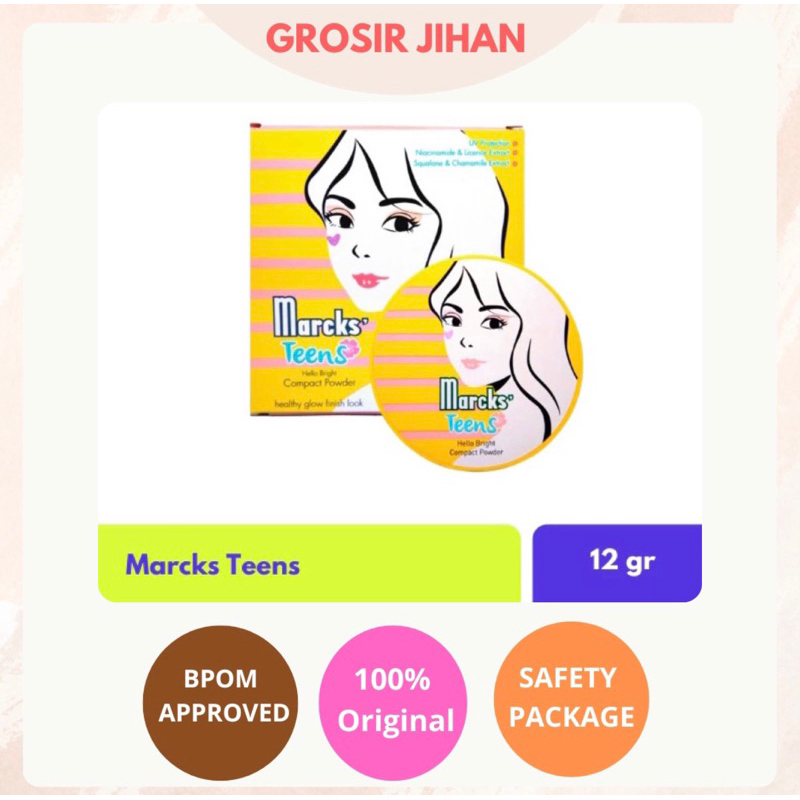 Bedak Marcks Teens Padat