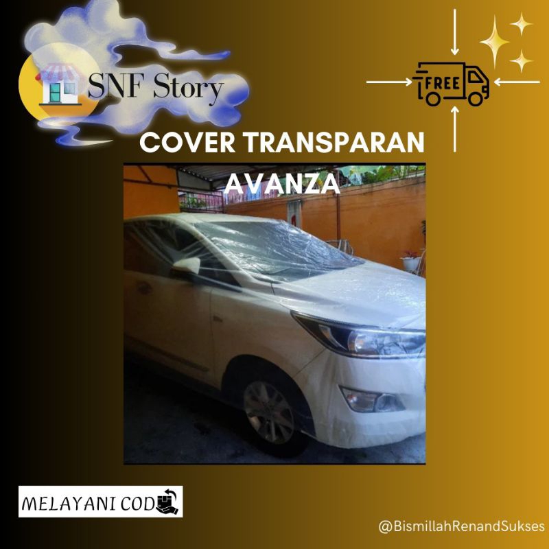 cover mobil transparan avanza