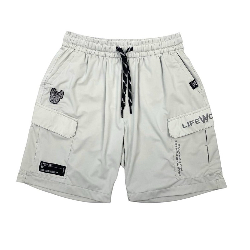 Celana Short Pants Lifework Venturi - Light Grey