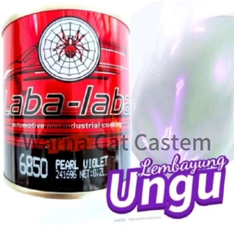 Cat Lembayung Ungu Laba-laba 6850 Mutiara Ungu