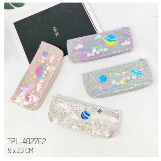 

SHARON - TEMPAT PENSIL CASE MOTIF HOLO PLANET