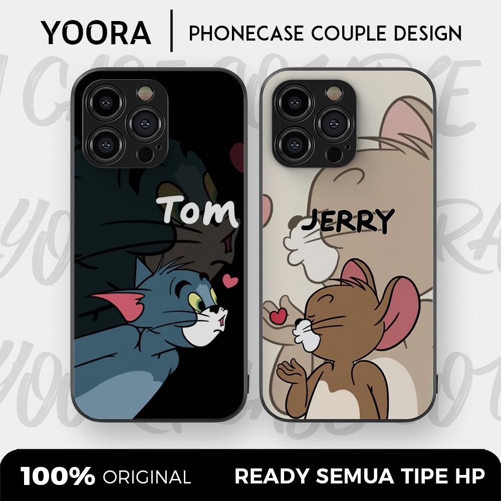 [TJ41] Custom Case Couple Tom and Jerry Premium Bisa Untuk Semua Tipe Hp