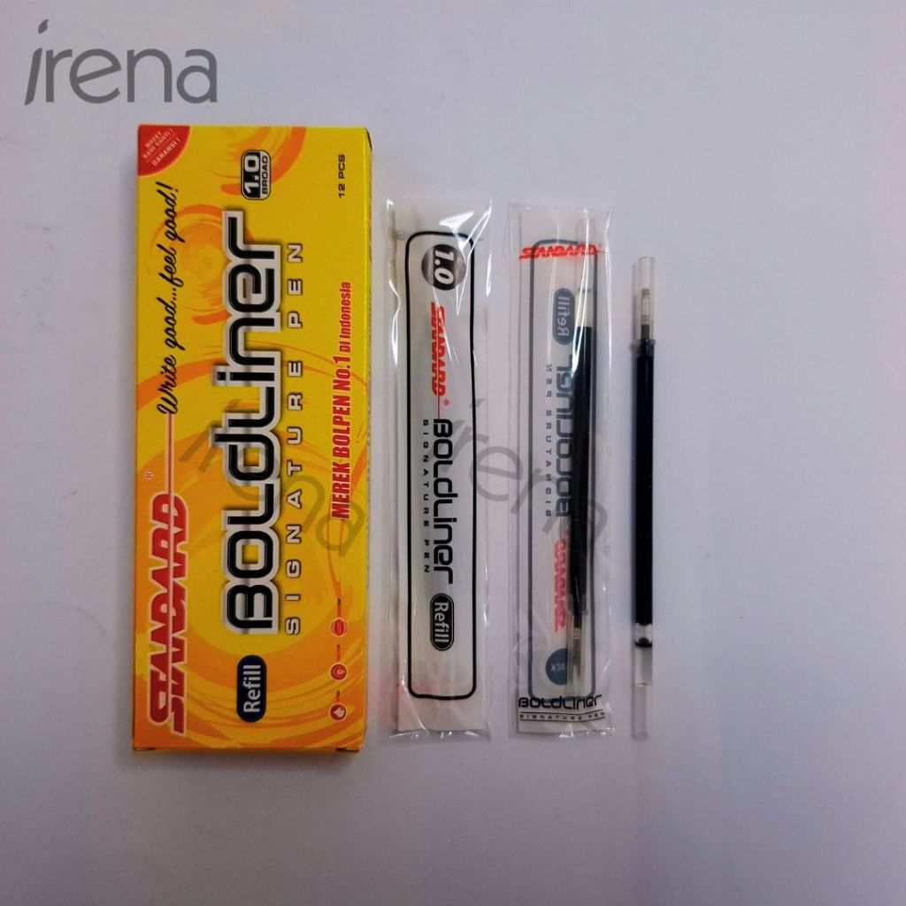 

Standard - Pulpen Bolpen Refill Boldliner 1.0 ( Alat Tulis / Pen / Ballpoint / Pena )